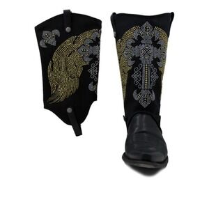 Boot Roxx XS 5-6.5 W Black Trinity‎ Boot Covers NWT Covers Only